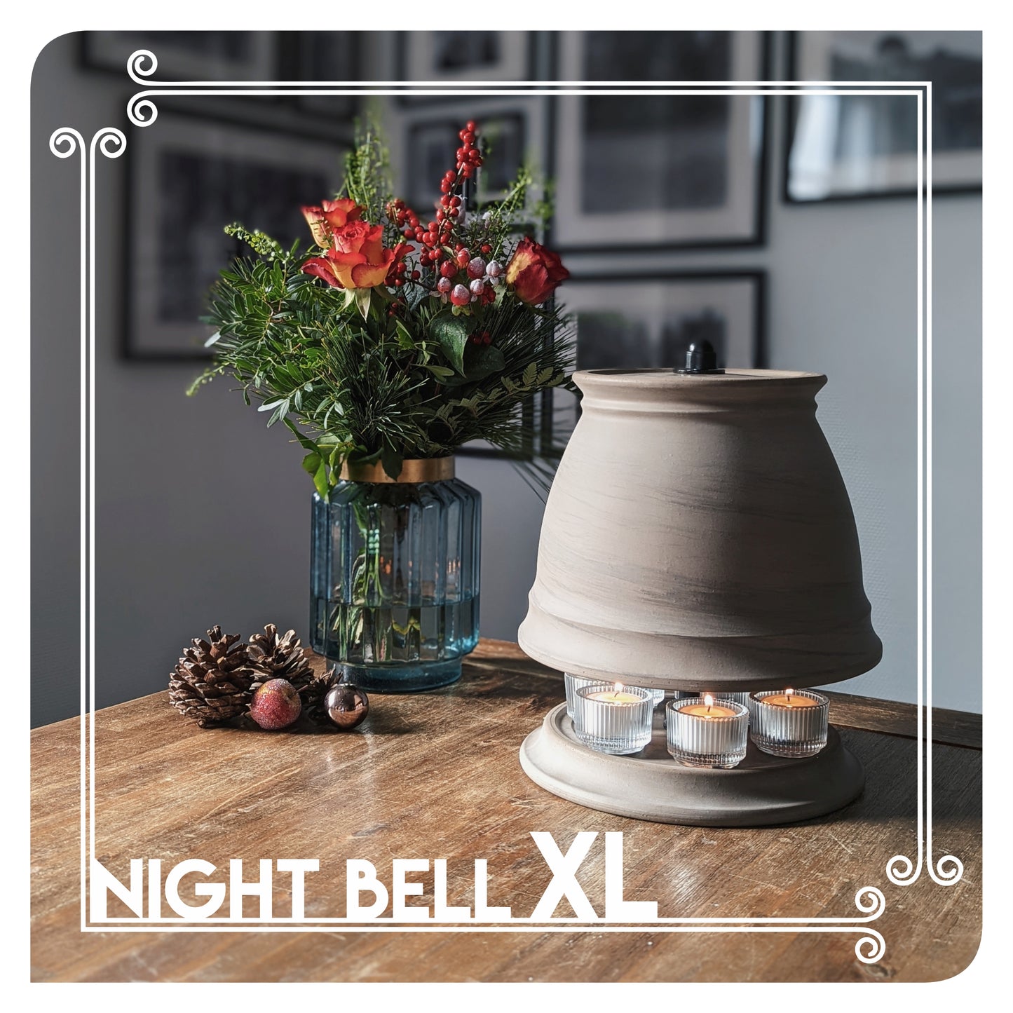 Teelichtofen - NIGHT BELL XL -